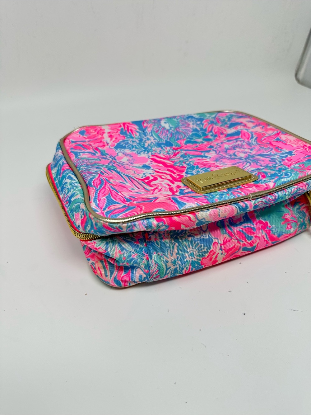 Lilly Pulitzer Tropical Print Insulated Lunch Cooler Crossbody Bag - Picture 5 of 15